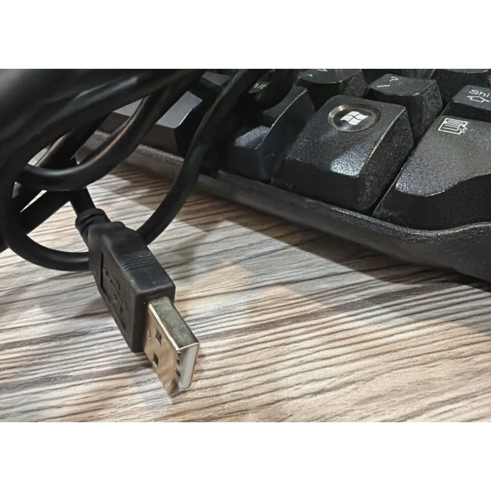 Dell SK-8115 L100 USB Wired Keyboard Black Standard 104-Key OEM Tested